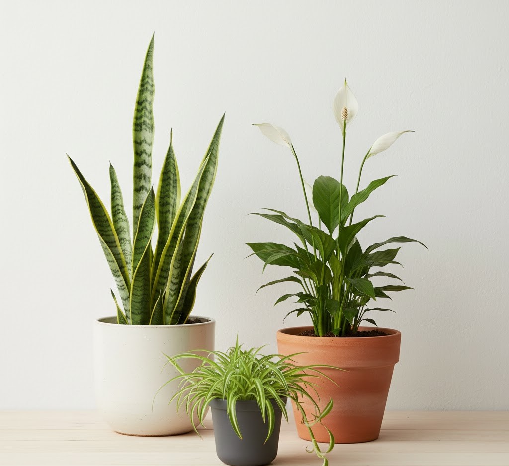 Luftrenande växter kollektion